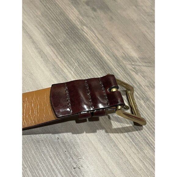 Rolf’s Brown Cowhide Leather Belt Men’s Size 36 Vintage - Picture 8 of 9
